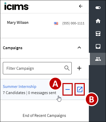 An image that displays candidate campaign options in context