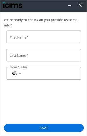 The candidate information form.