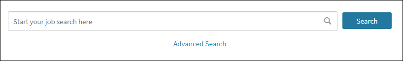 A portal with the Show/Hide Advanced Search setting enabled.