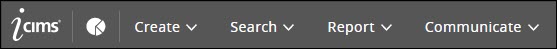 The new menu bar in dark theme.