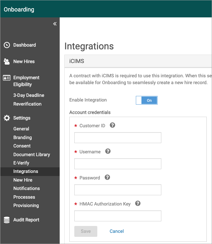 UKG Built Onboarding Integration Overview One Way Not Configurable