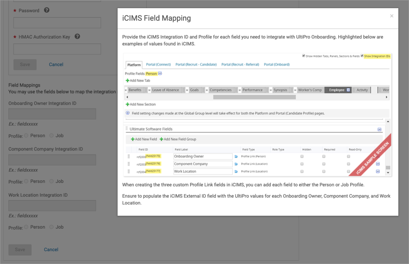 UKG Built Onboarding Integration Overview One Way Not Configurable