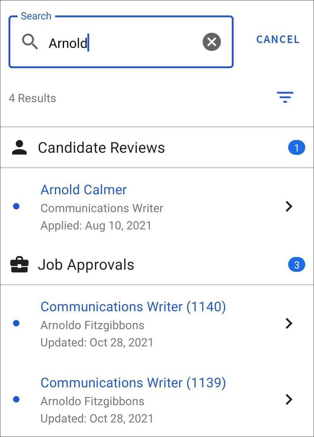 Reviewing Candidates, Jobs, and Offers in the iCIMS Mobile Hiring ...