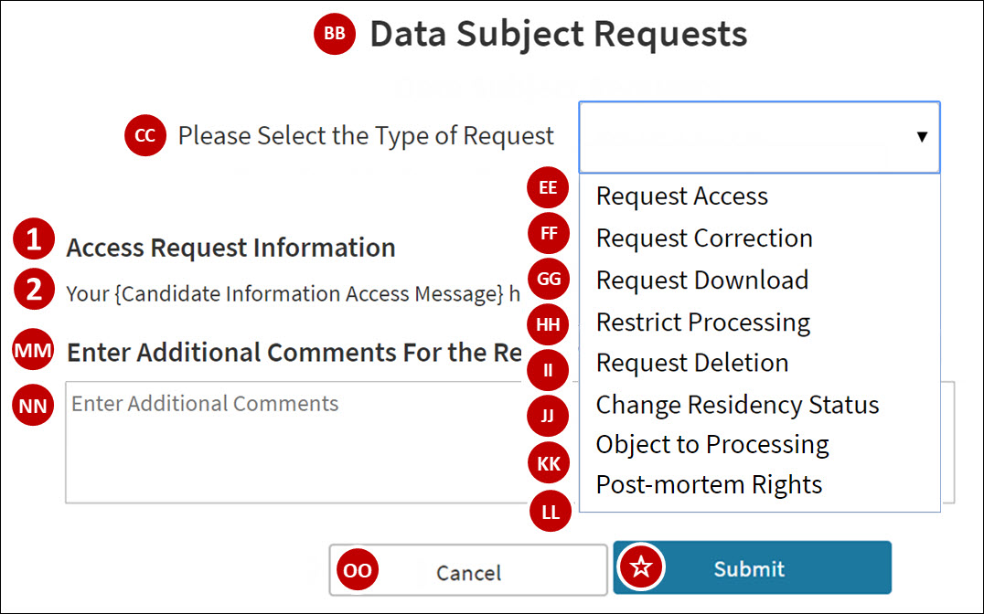 An image of the settings described below.